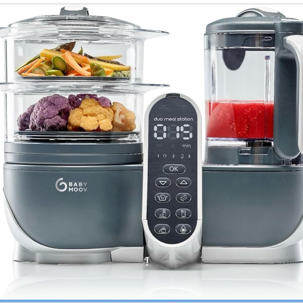 Babymoov Duo Meal Station in Gray